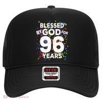 Blessed By God For 96 Years Gift Happy 96th Birthday Gift Hat thumb 0