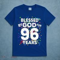 Blessed By God For 96 Years Gift Happy 96th Birthday Gift T-Shirt thumb 5