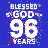 Blessed By God For 96 Years Gift Happy 96th Birthday Gift Women's Tank Top thumb 5