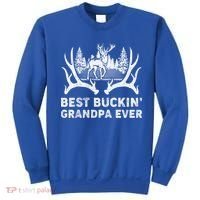 Best Buckin Grandpa Ever Deer Hunting Fathers Day Gift Sweatshirt thumb 0