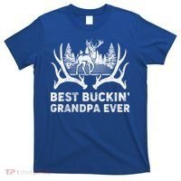Best Buckin Grandpa Ever Deer Hunting Fathers Day Gift T-Shirt thumb 0