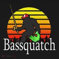 Bassquatch Bigfoot Gifts For Fishing Sasquatch T-Shirt thumb 7