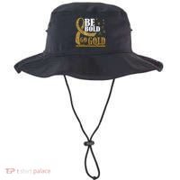 Be Bold Go Gold Childhood Cancer Awareness Bucket Hat thumb 0