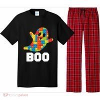 Building Blocks Ghost Boo Master Builder Halloween Costume Pajama Set thumb 0