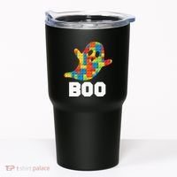 Building Blocks Ghost Boo Master Builder Halloween Costume Tumbler thumb 0