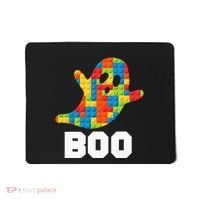 Building Blocks Ghost Boo Master Builder Halloween Costume Mousepad thumb 0