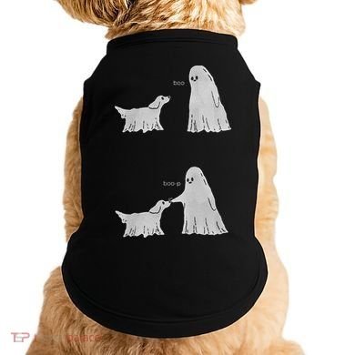 Boo Boop Ghost Dog Halloween Doggie Tank