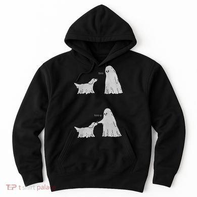 Boo Boop Ghost Dog Halloween Hoodie