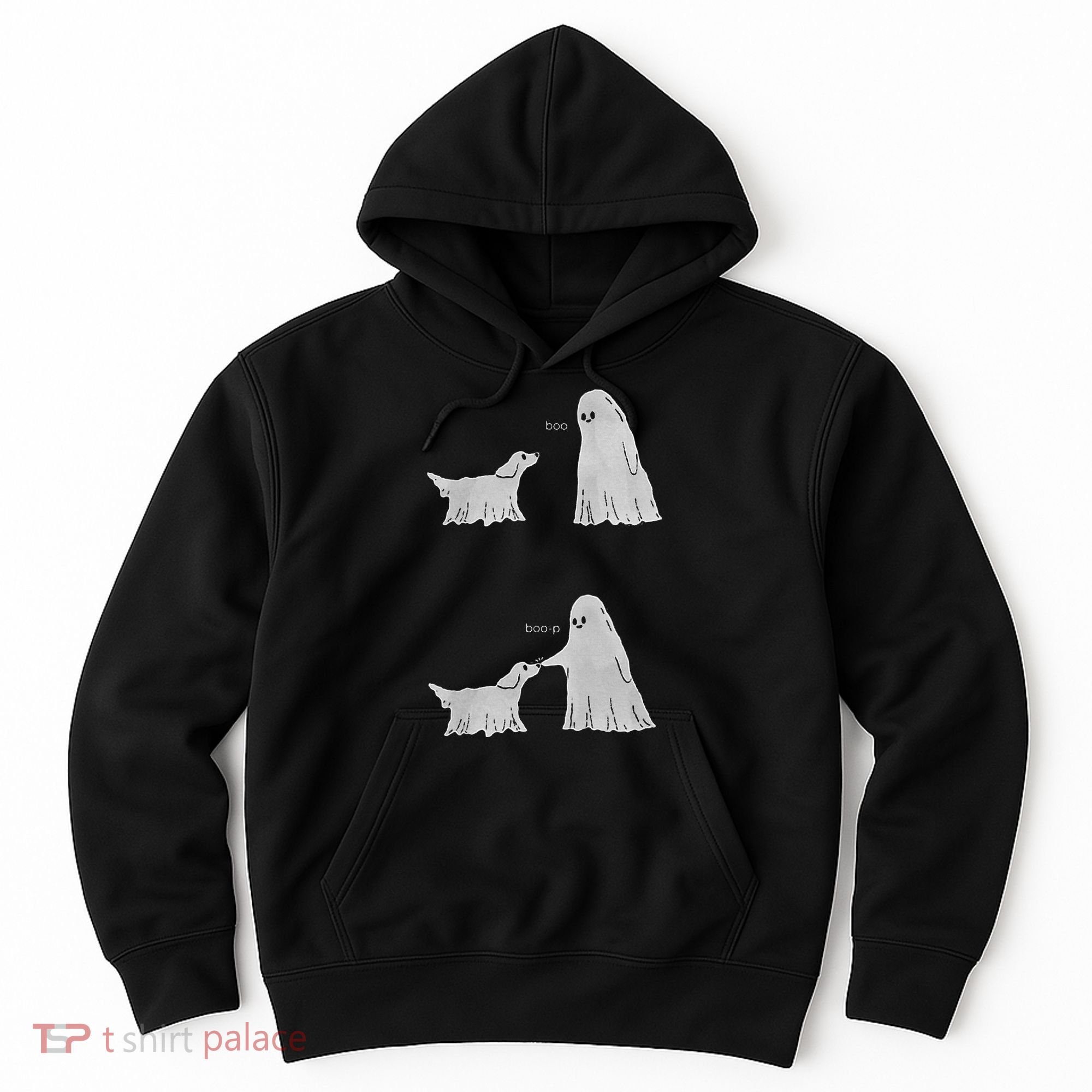 Boo Boop Ghost Dog Halloween Hoodie