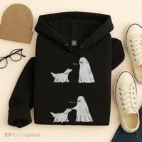 Boo Boop Ghost Dog Halloween Hoodie thumb 4