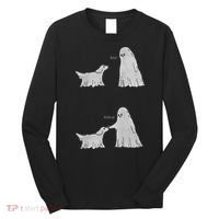 Boo Boop Ghost Dog Halloween Long Sleeve Shirt thumb 0