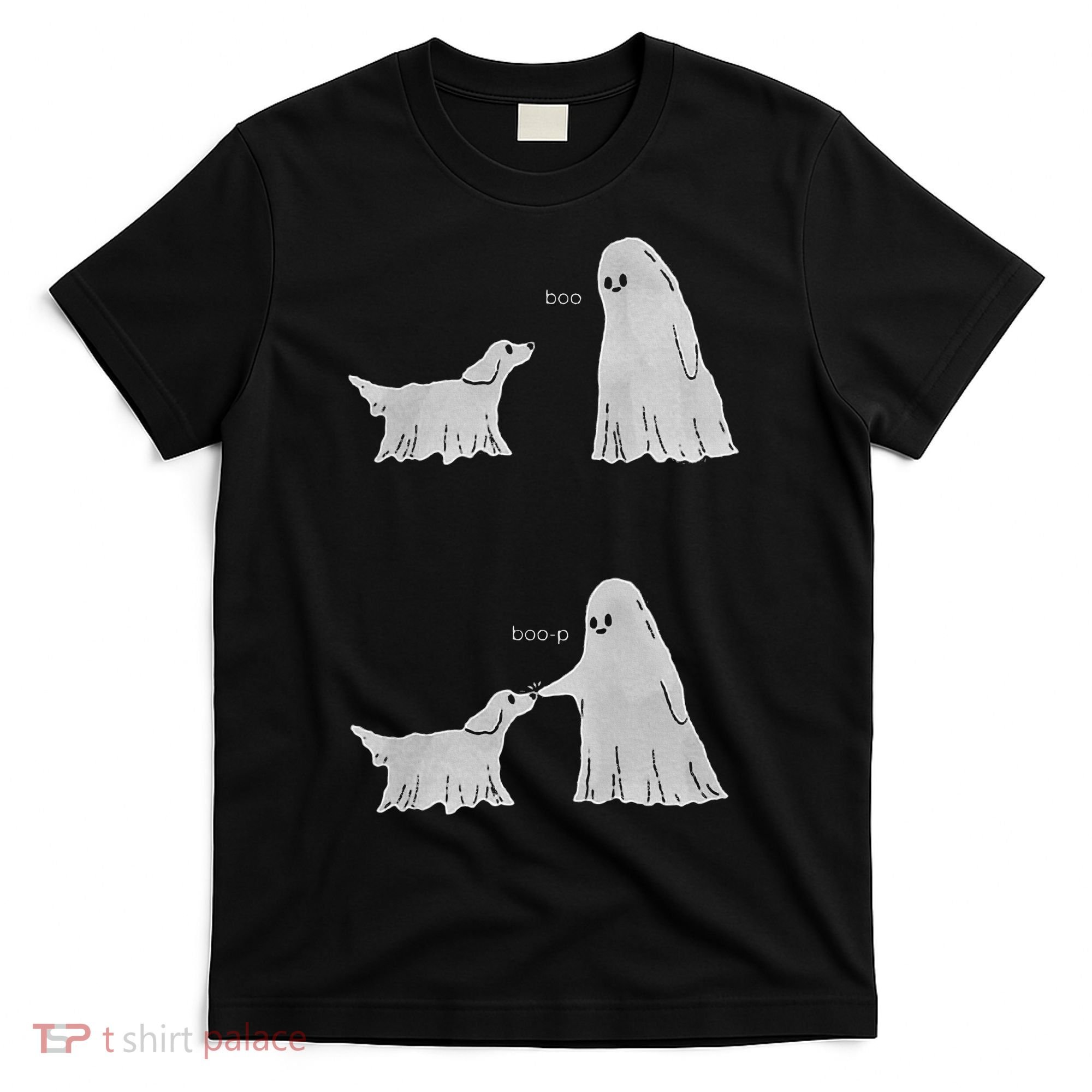 Boo Boop Ghost Dog Halloween T-Shirt