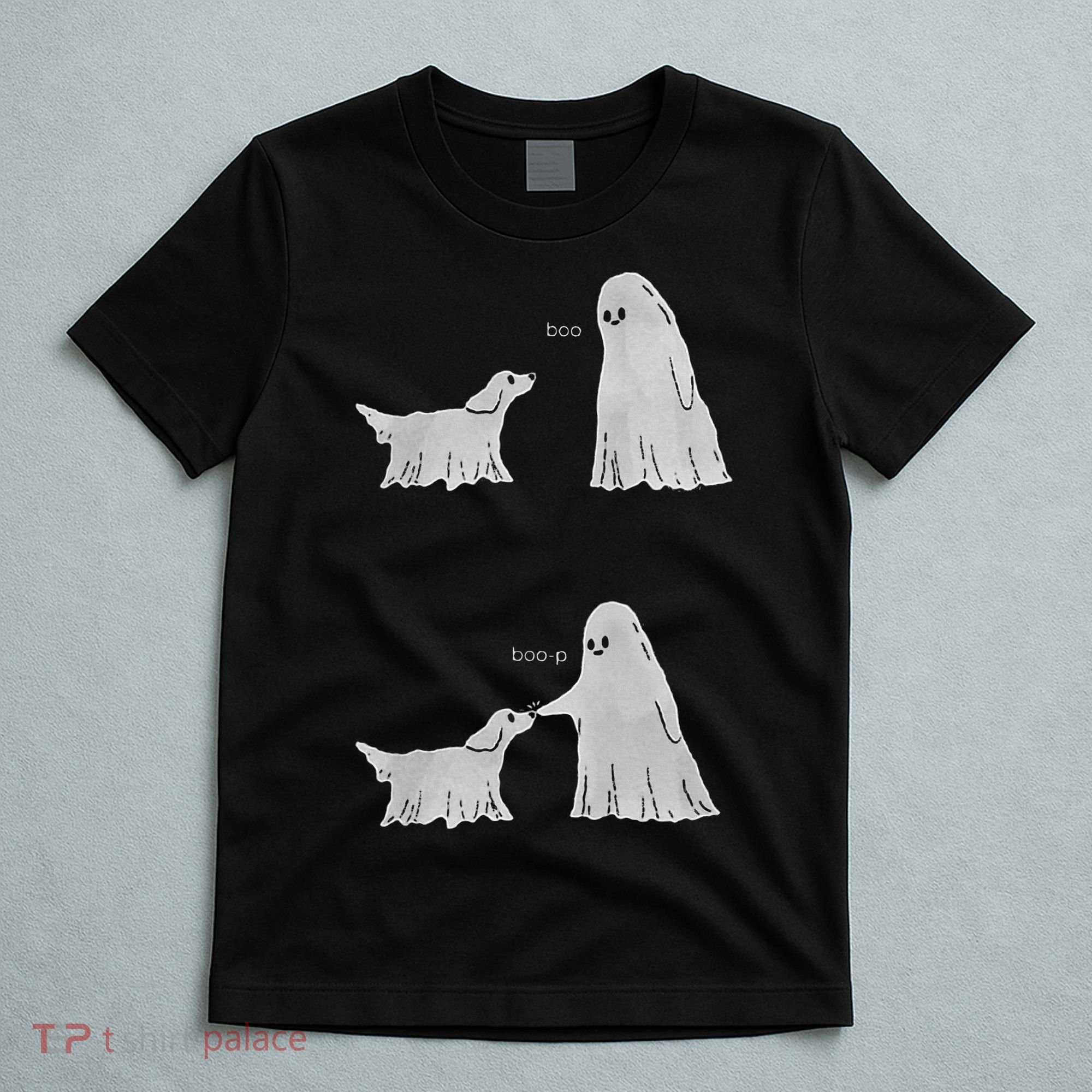 Boo Boop Ghost Dog Halloween T-Shirt