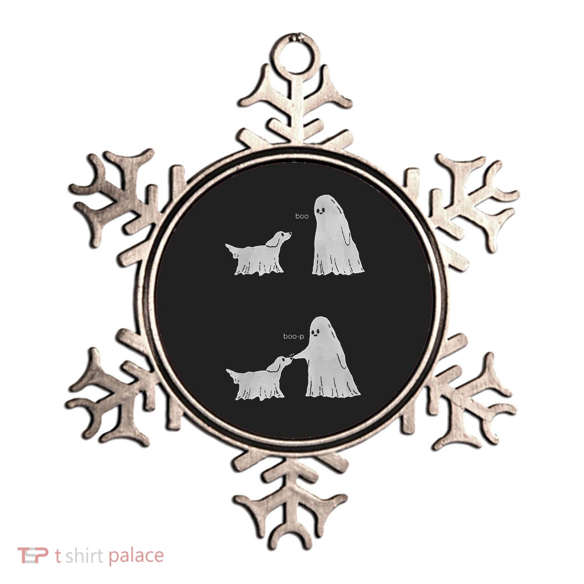 Boo Boop Ghost Dog Halloween Ornament