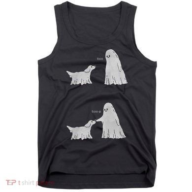 Boo Boop Ghost Dog Halloween Tank Top