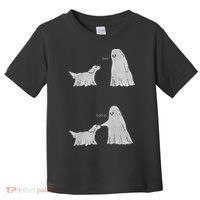 Boo Boop Ghost Dog Halloween Toddler T-Shirt thumb 0