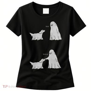 Boo Boop Ghost Dog Halloween Women's T-Shirt