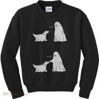Boo Boop Ghost Dog Halloween Kids Sweatshirt thumb 0