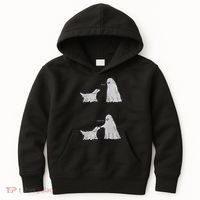 Boo Boop Ghost Dog Halloween Kids Hoodie thumb 0