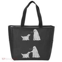 Boo Boop Ghost Dog Halloween Tote Bag thumb 0