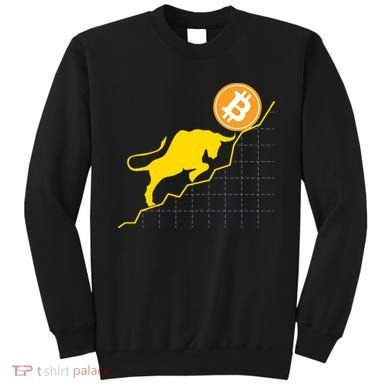 Bitcoin Bull Graph Bullish BTC Crypto Sweatshirt