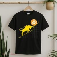 Bitcoin Bull Graph Bullish BTC Crypto T-Shirt thumb 2