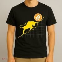 Bitcoin Bull Graph Bullish BTC Crypto T-Shirt thumb 3