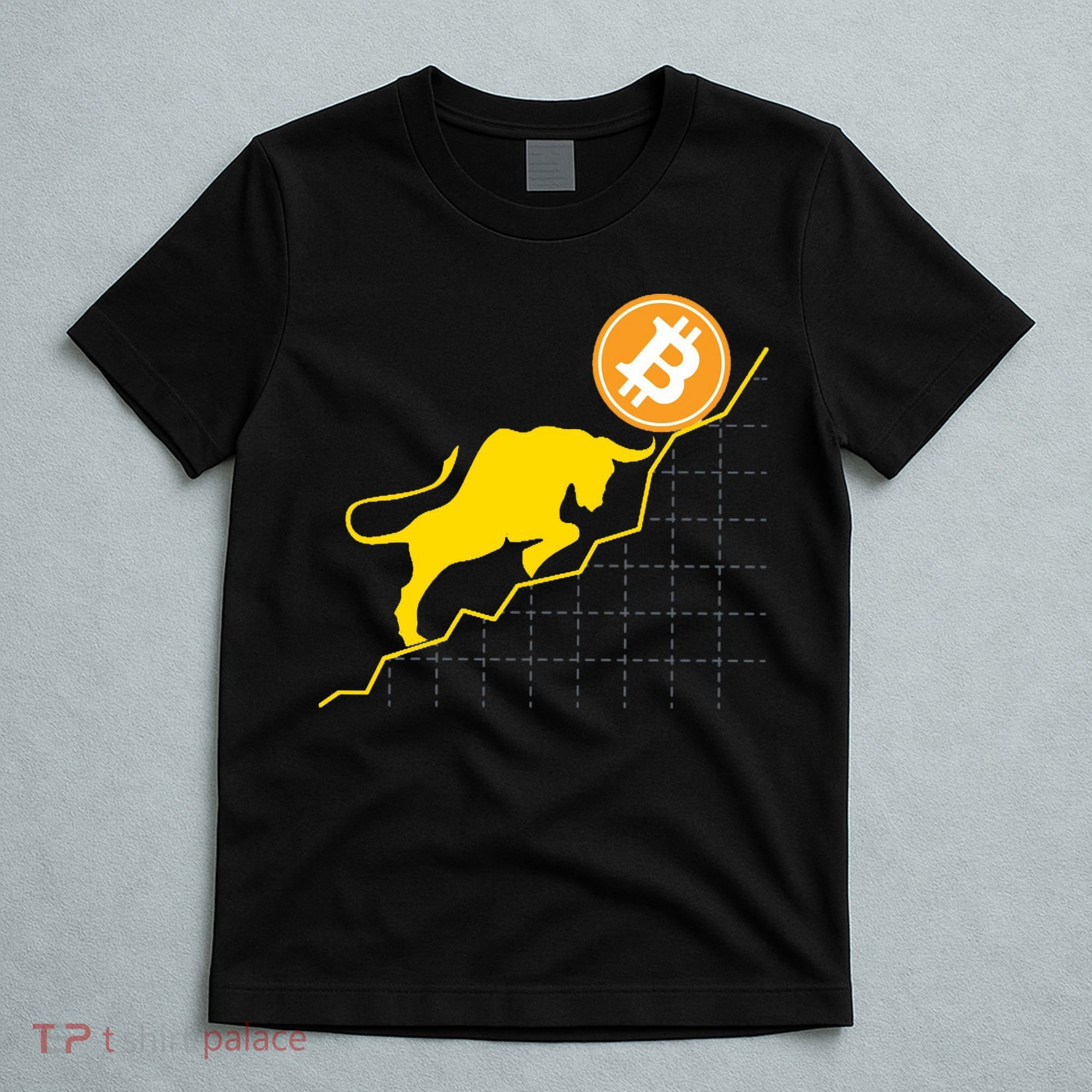 Bitcoin Bull Graph Bullish BTC Crypto T-Shirt