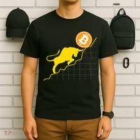 Bitcoin Bull Graph Bullish BTC Crypto T-Shirt thumb 6