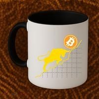 Bitcoin Bull Graph Bullish BTC Crypto Coffee Mug thumb 2