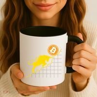 Bitcoin Bull Graph Bullish BTC Crypto Coffee Mug thumb 3