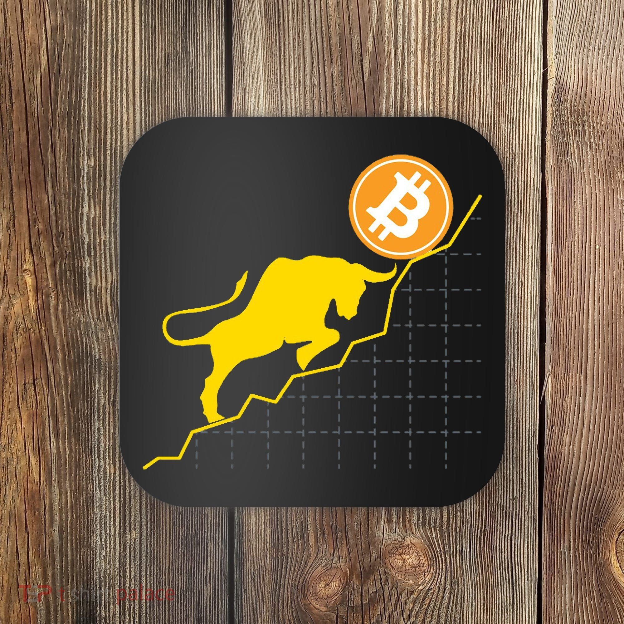 Bitcoin Bull Graph Bullish BTC Crypto Coaster