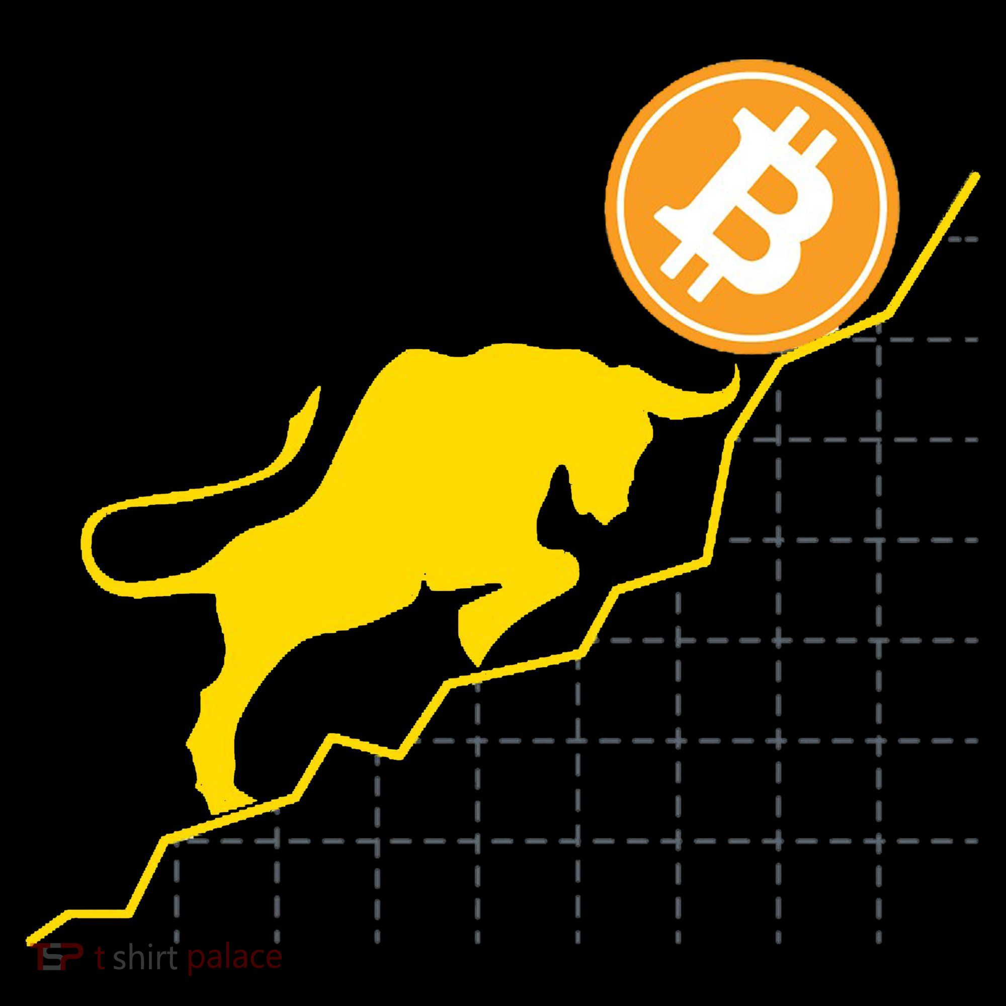 Bitcoin Bull Graph Bullish BTC Crypto Coaster