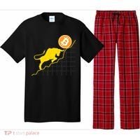 Bitcoin Bull Graph Bullish BTC Crypto Pajama Set thumb 0