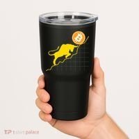 Bitcoin Bull Graph Bullish BTC Crypto Tumbler thumb 2