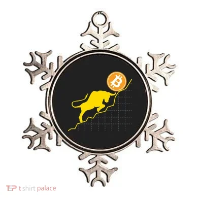 Bitcoin Bull Graph Bullish BTC Crypto Ornament