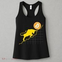 Bitcoin Bull Graph Bullish BTC Crypto Women's Tank Top thumb 3