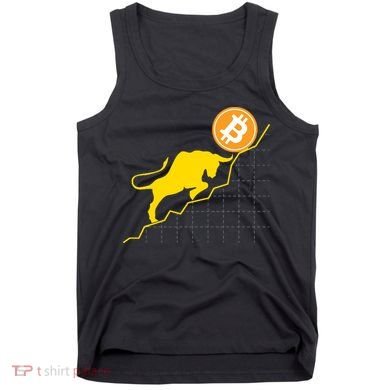 Bitcoin Bull Graph Bullish BTC Crypto Tank Top