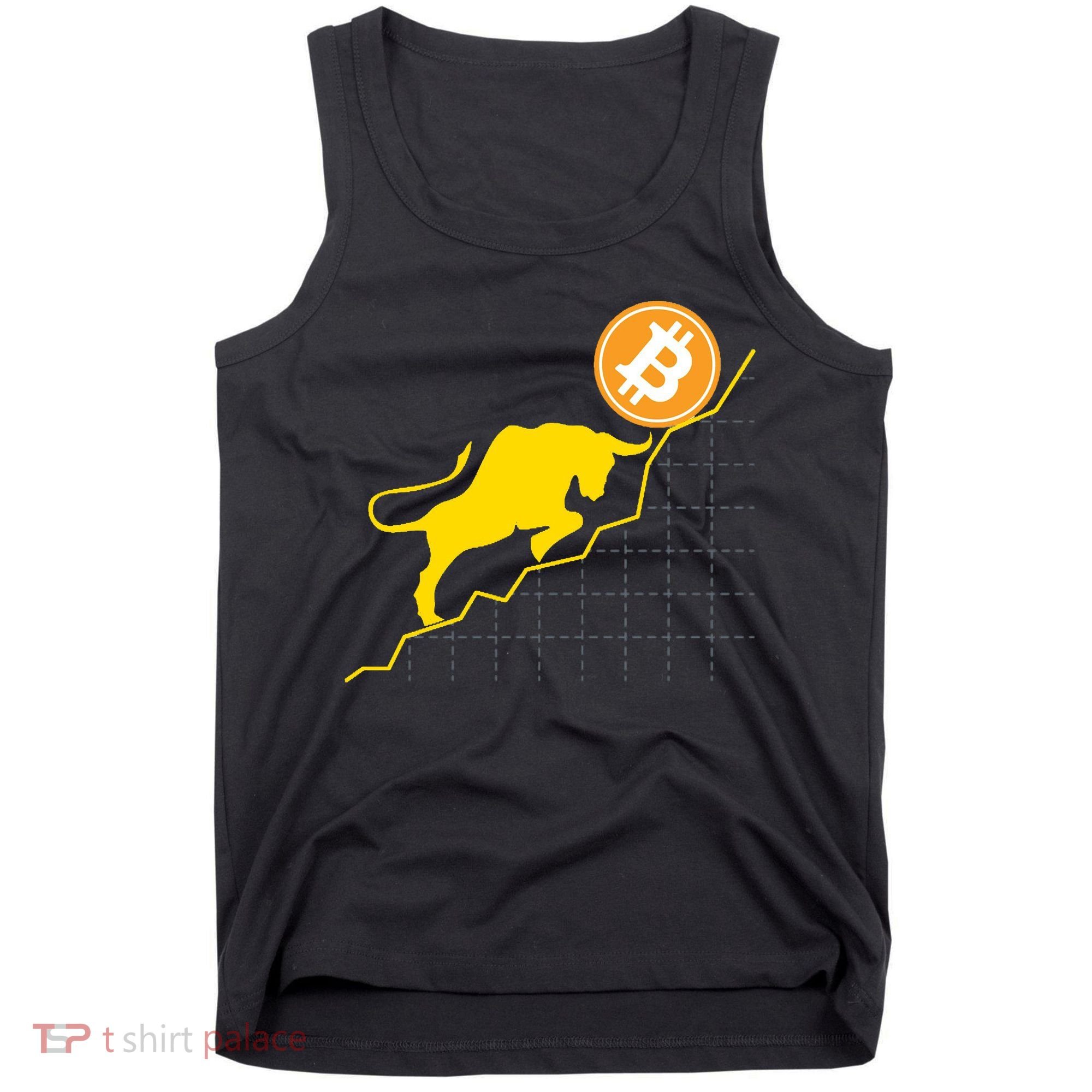Bitcoin Bull Graph Bullish BTC Crypto Tank Top