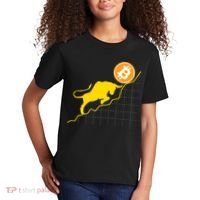 Bitcoin Bull Graph Bullish BTC Crypto Kids T-Shirt thumb 2
