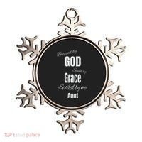 Blessed By God Saved By Grace Spoiled By My Aunt Ornament thumb 0