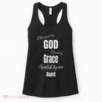 Blessed By God Saved By Grace Spoiled By My Aunt Women's Tank Top thumb 0