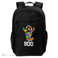 Building Blocks Ghost Boo Master Builder Halloween Backpack thumb 0