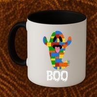 Building Blocks Ghost Boo Master Builder Halloween Coffee Mug thumb 2