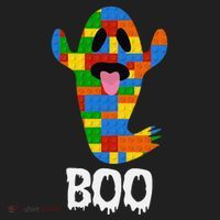 Building Blocks Ghost Boo Master Builder Halloween Tumbler thumb 3