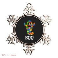 Building Blocks Ghost Boo Master Builder Halloween Ornament thumb 0