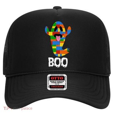 Building Blocks Ghost Boo Master Builder Halloween Hat