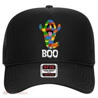 Building Blocks Ghost Boo Master Builder Halloween Hat thumb 0