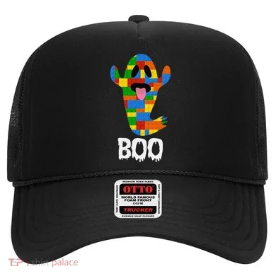 Building Blocks Ghost Boo Master Builder Halloween Hat