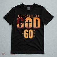 Blessed By God For 60 Years 60th Birthday Religious Theme T-Shirt thumb 5